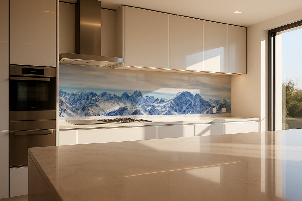 Küchenrückwand Panorama Winterberge