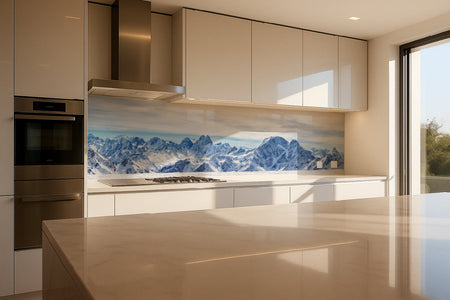 Küchenrückwand Panorama Winterberge