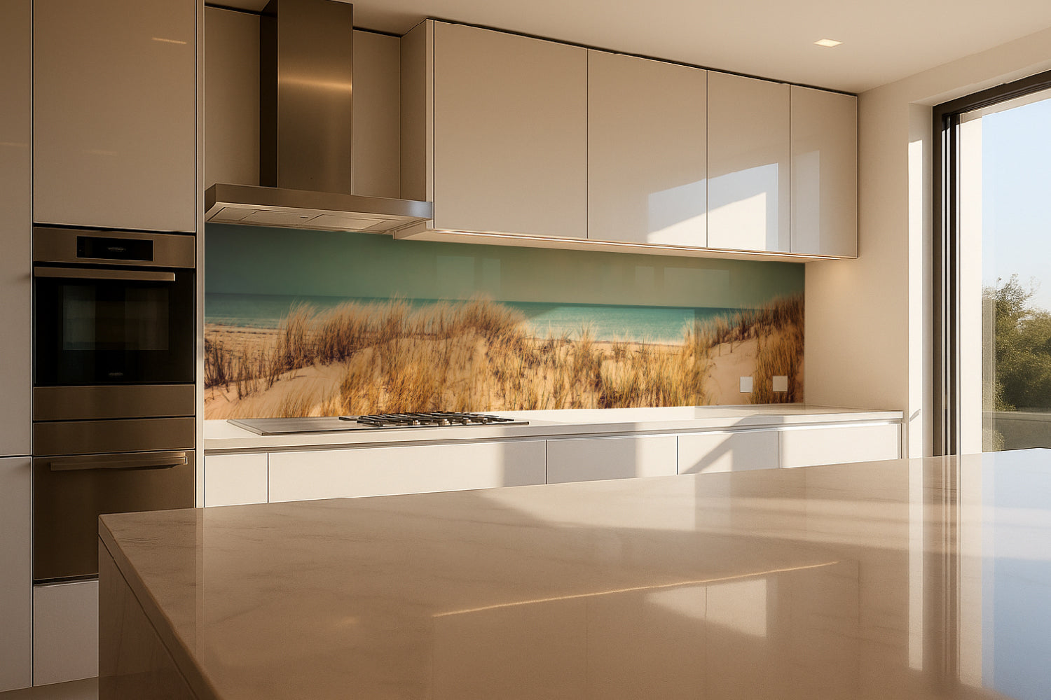 Küchenrückwand Strand und Dünen