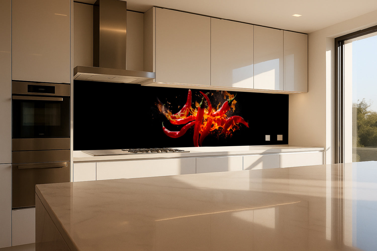 Küchenrückwand Feurige Chili