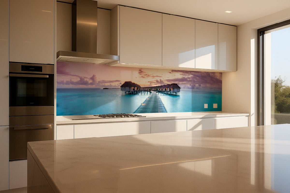 Küchenrückwand Tropisches Inselparadies