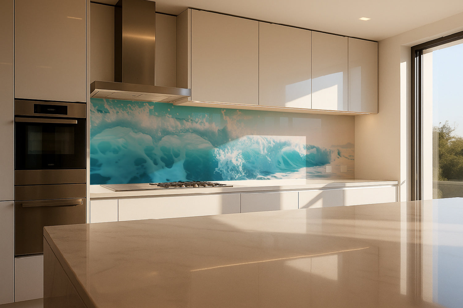 Küchenrückwand Türkisblaues Meer