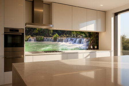 Küchenrückwand Wasserfall