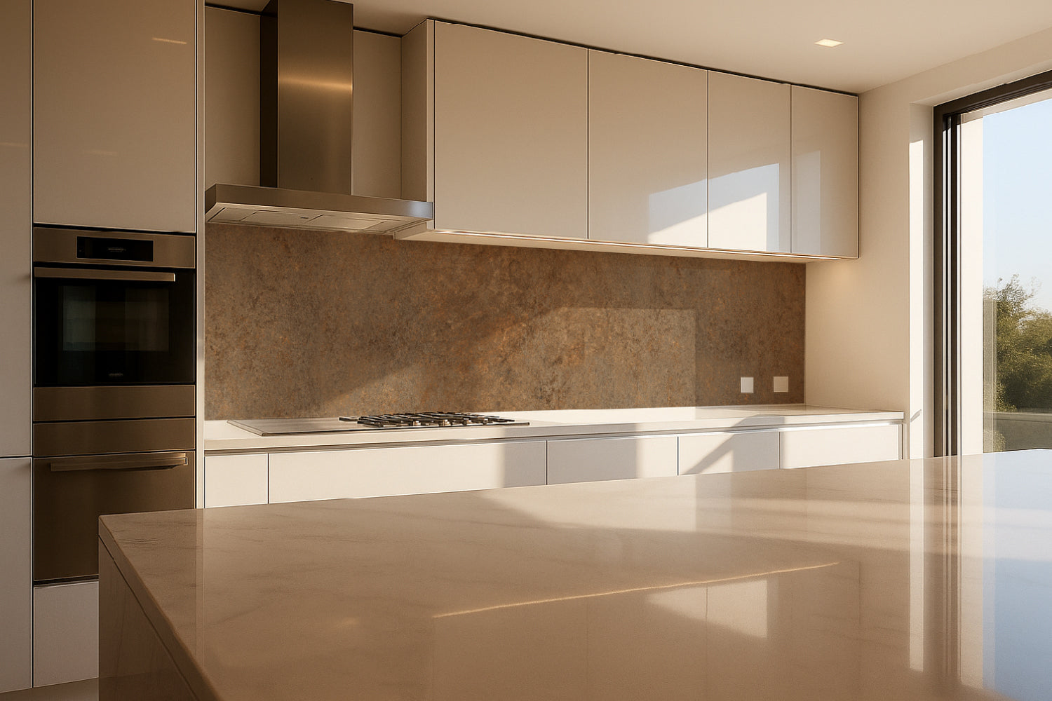 Küchenrückwand Rostoptik