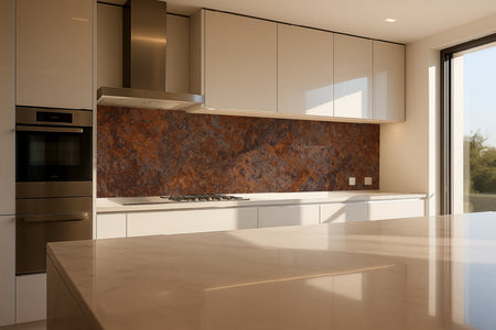 Küchenrückwand Rostoptik Dunkel