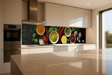 Küchenrückwand Gewürze