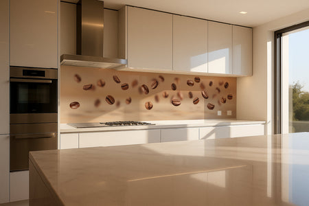 Küchenrückwand Kaffeebohnen Design