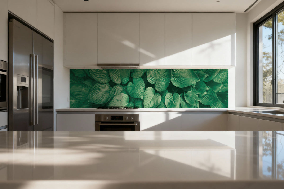Küchenrückwand Grüne Blätter
