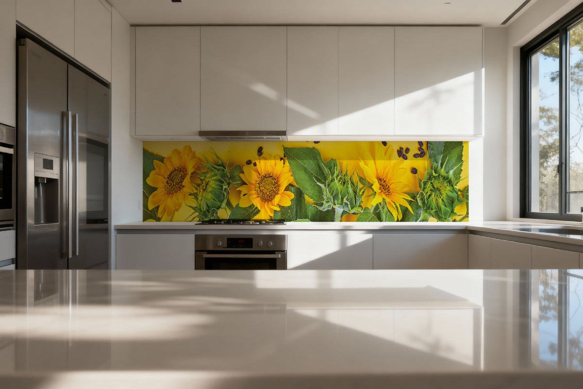 Küchenrückwand Sonnenblumen
