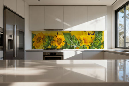 Küchenrückwand Sonnenblumen