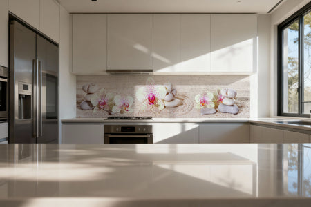 Küchenrückwand Wellness Orchideen