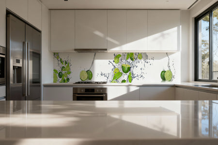 Küchenrückwand Limetten Splash