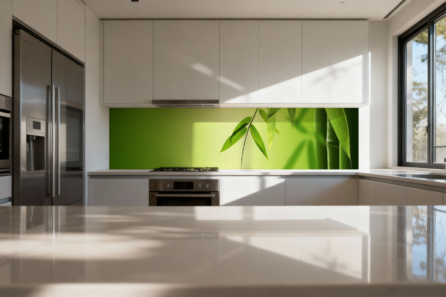 Küchenrückwand Zen Bambus