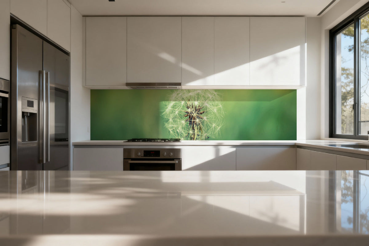 Küchenrückwand Pusteblume Makro