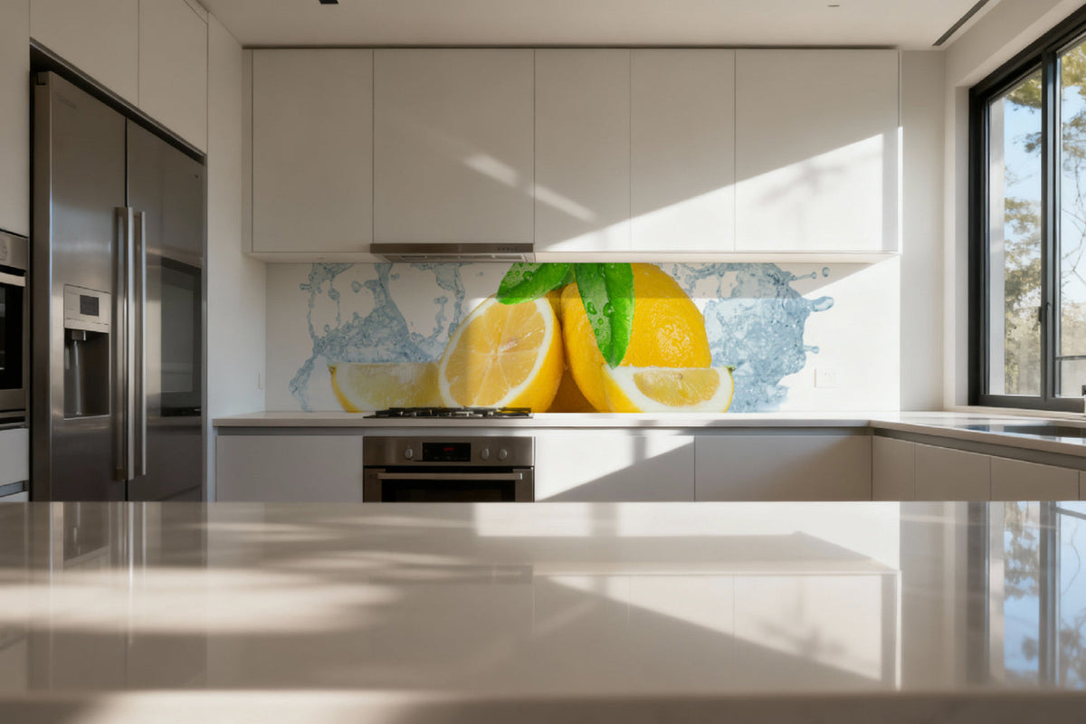 Küchenrückwand Frische Zitrone