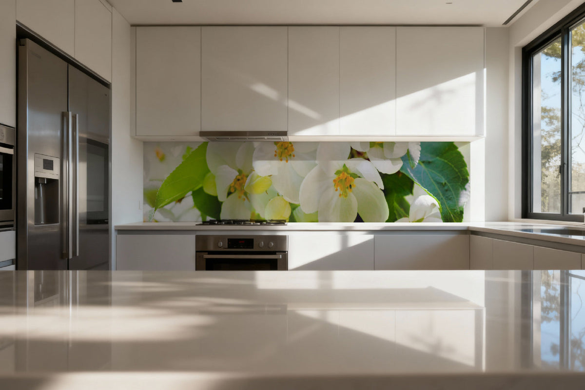 Küchenrückwand Blütenzauber