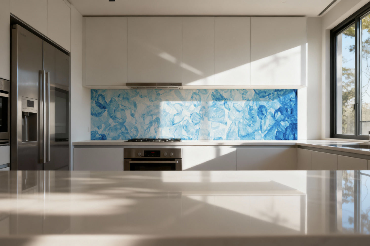 Küchenrückwand Eissteine