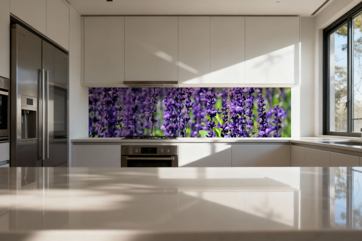 Küchenrückwand Lavendel