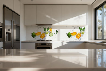 Küchenrückwand Zitrus Splash