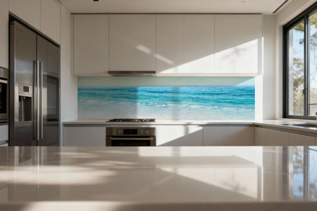 Küchenrückwand Meereswellen