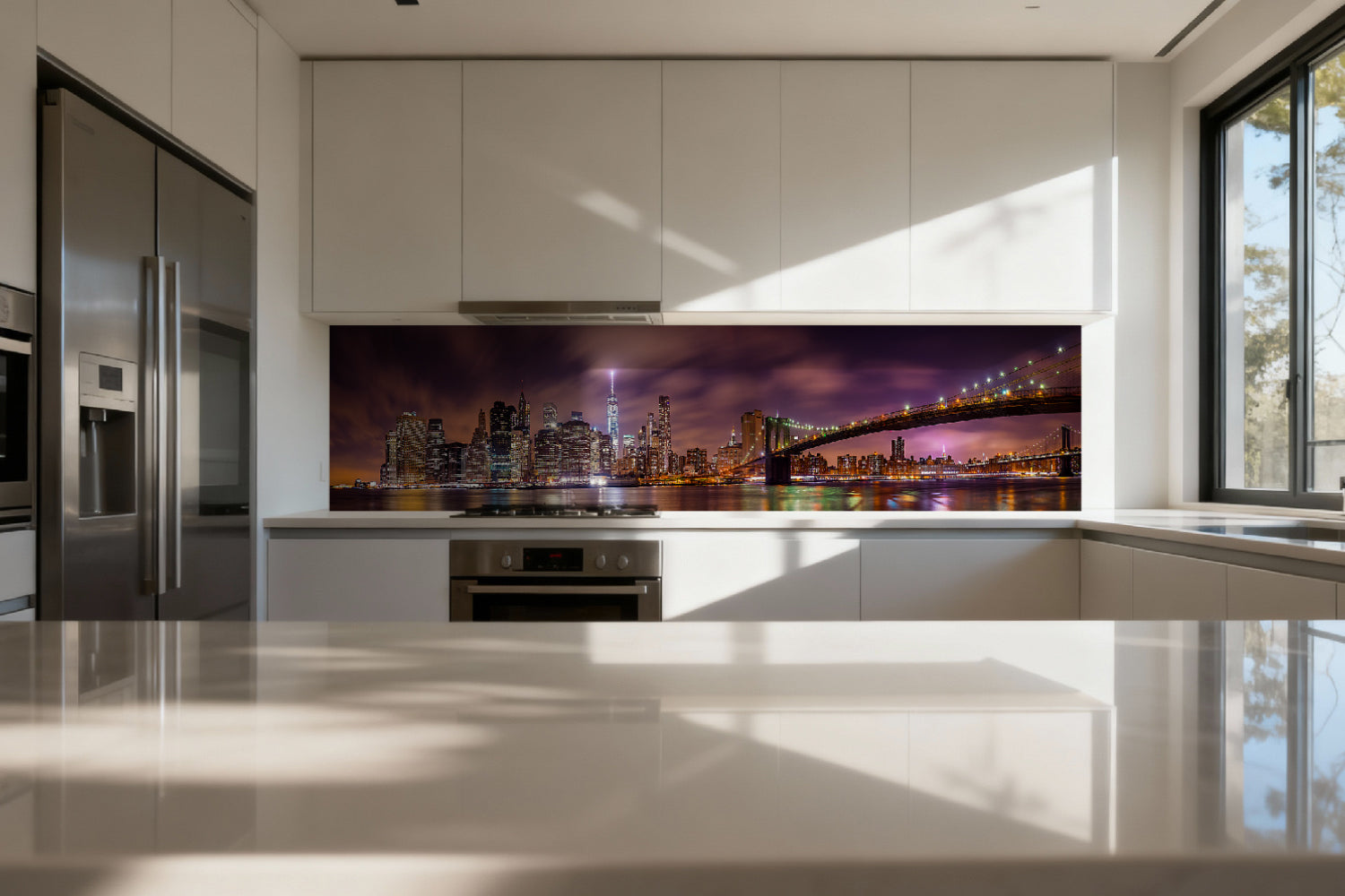 Küchenrückwand New York Skyline