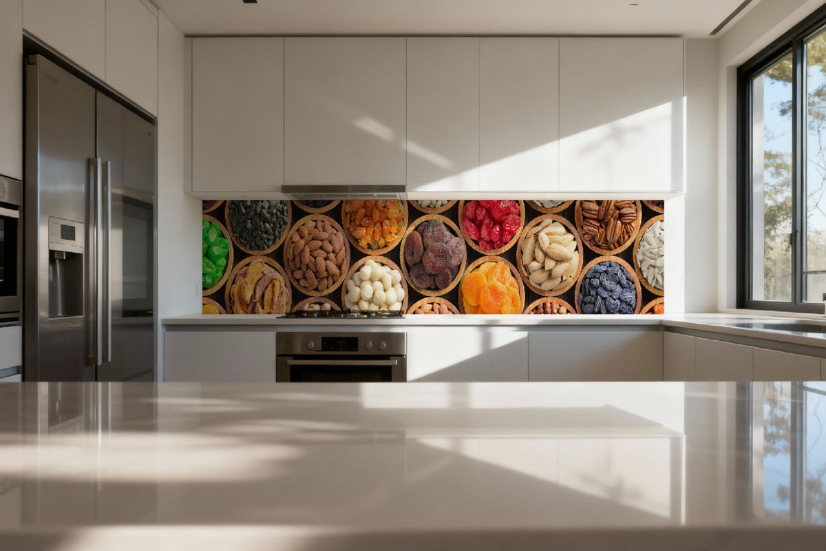 Küchenrückwand Nüsse & Trockenfrüchte