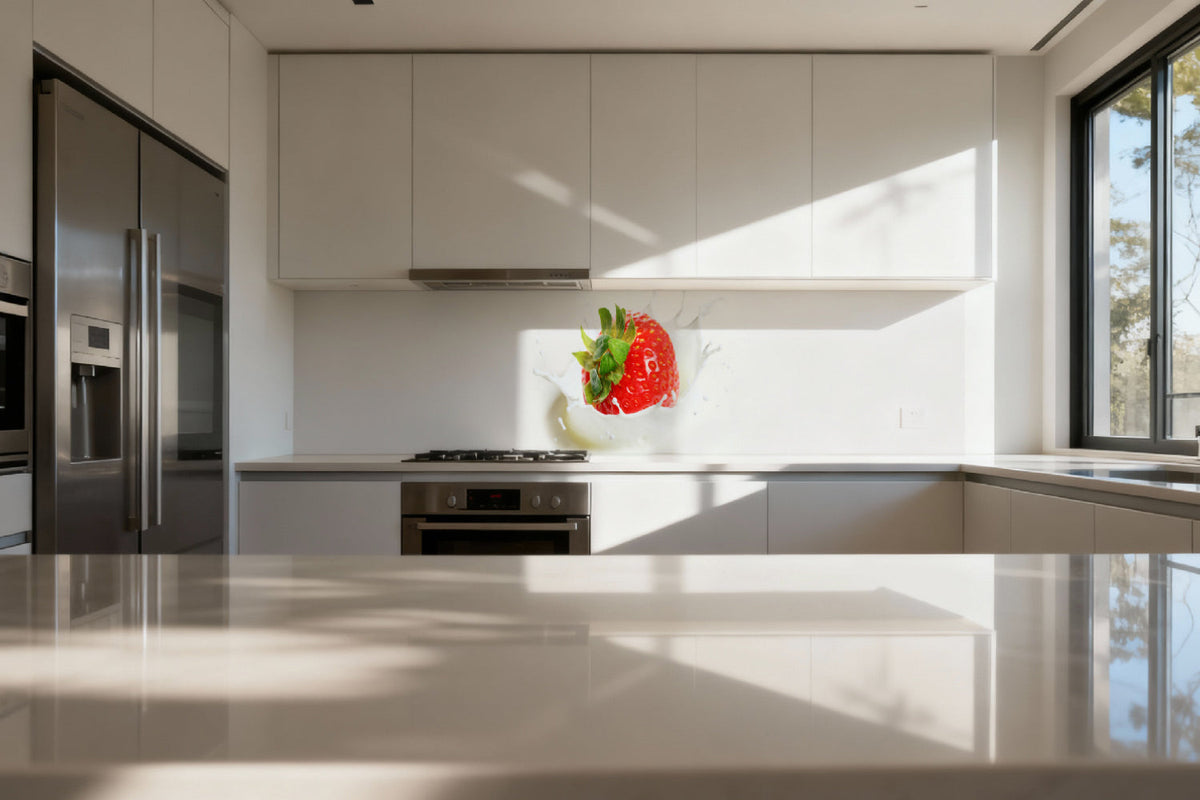 Küchenrückwand Erdbeere Splash