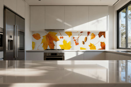 Küchenrückwand Herbstblätter