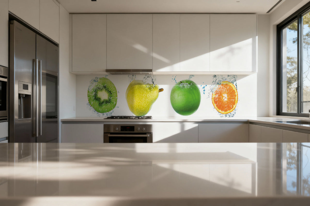 Küchenrückwand Früchte Splash