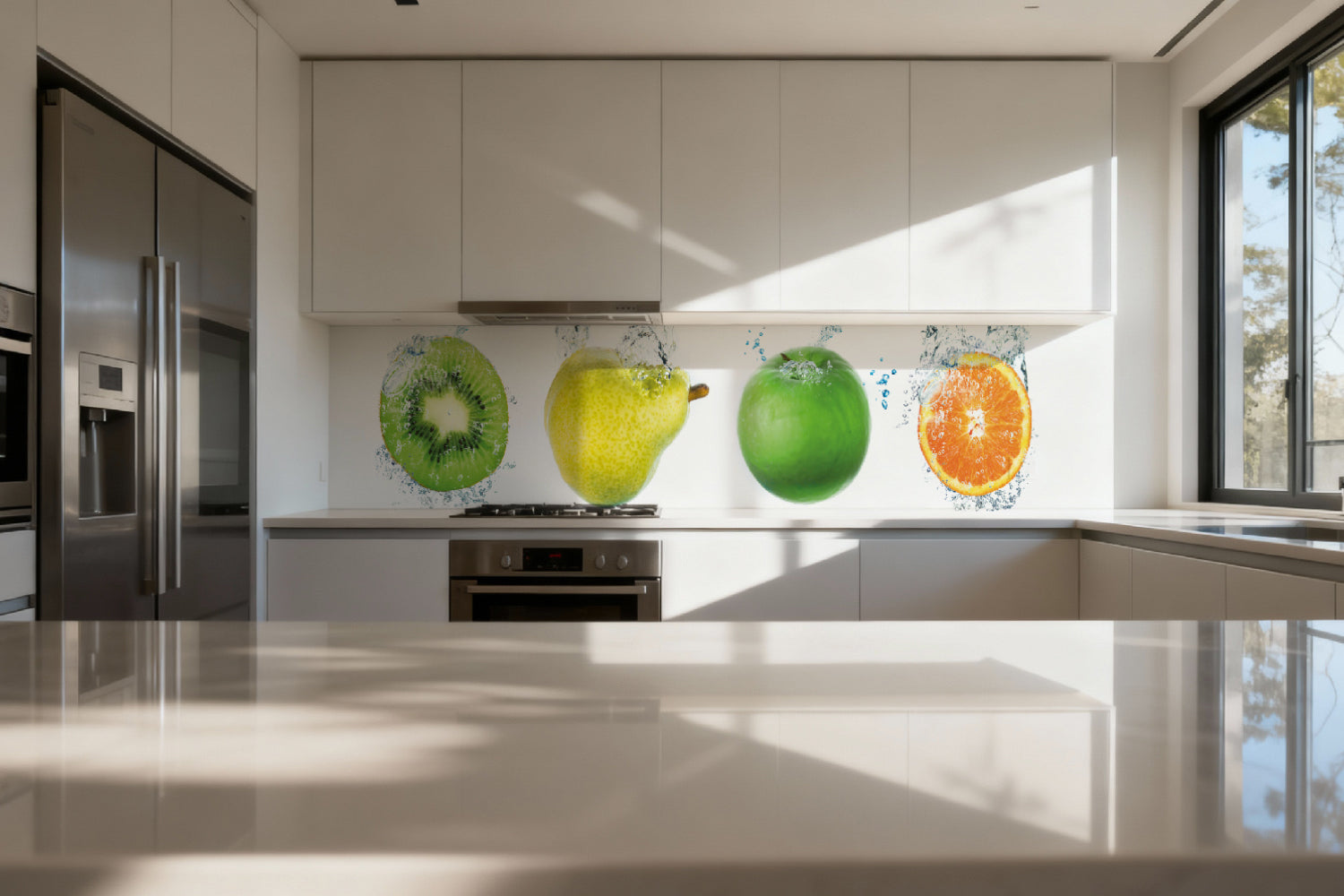 Küchenrückwand Früchte Splash