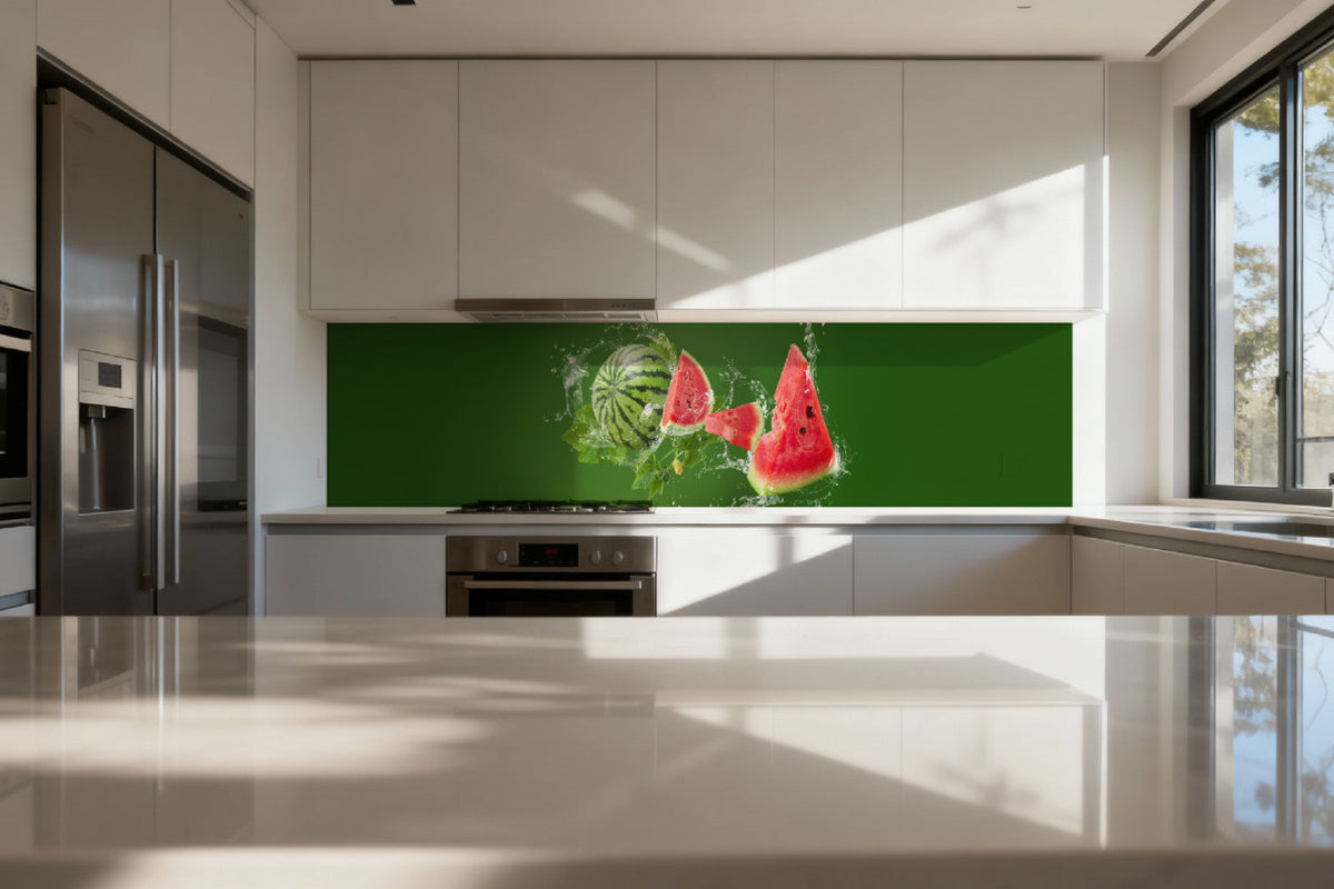 Küchenrückwand Wassermelone Splash
