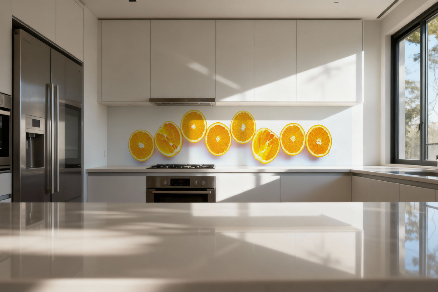 Küchenrückwand Orangen