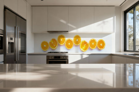 Küchenrückwand Orangen