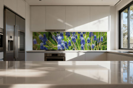 Küchenrückwand Frühlingsblumen