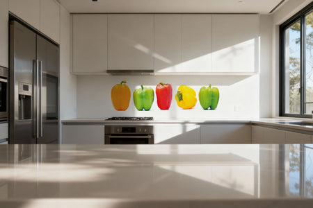 Küchenrückwand Bunte Paprika
