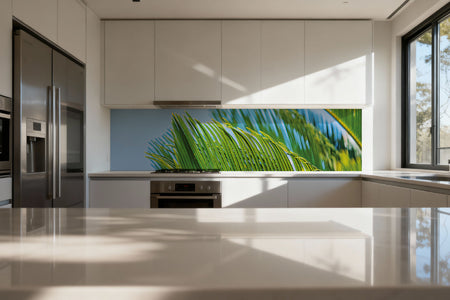Küchenrückwand Palmenblätter Tropisch