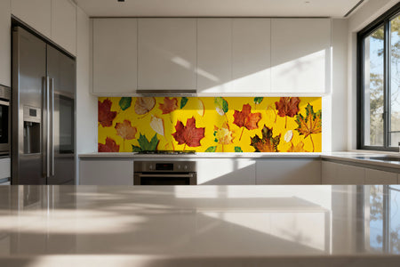 Küchenrückwand Herbstblätter
