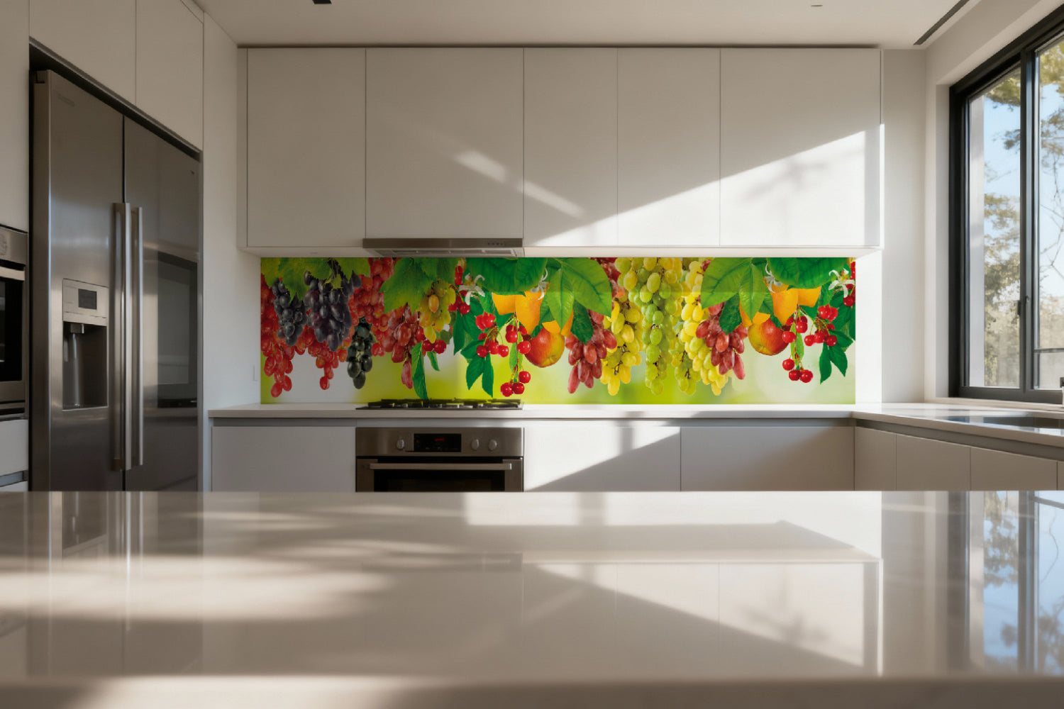 Küchenrückwand Früchte & Trauben Bunt