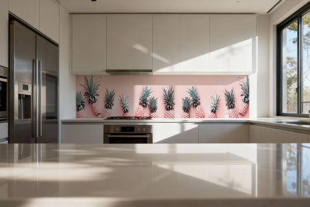Küchenrückwand Stylische Ananas Design