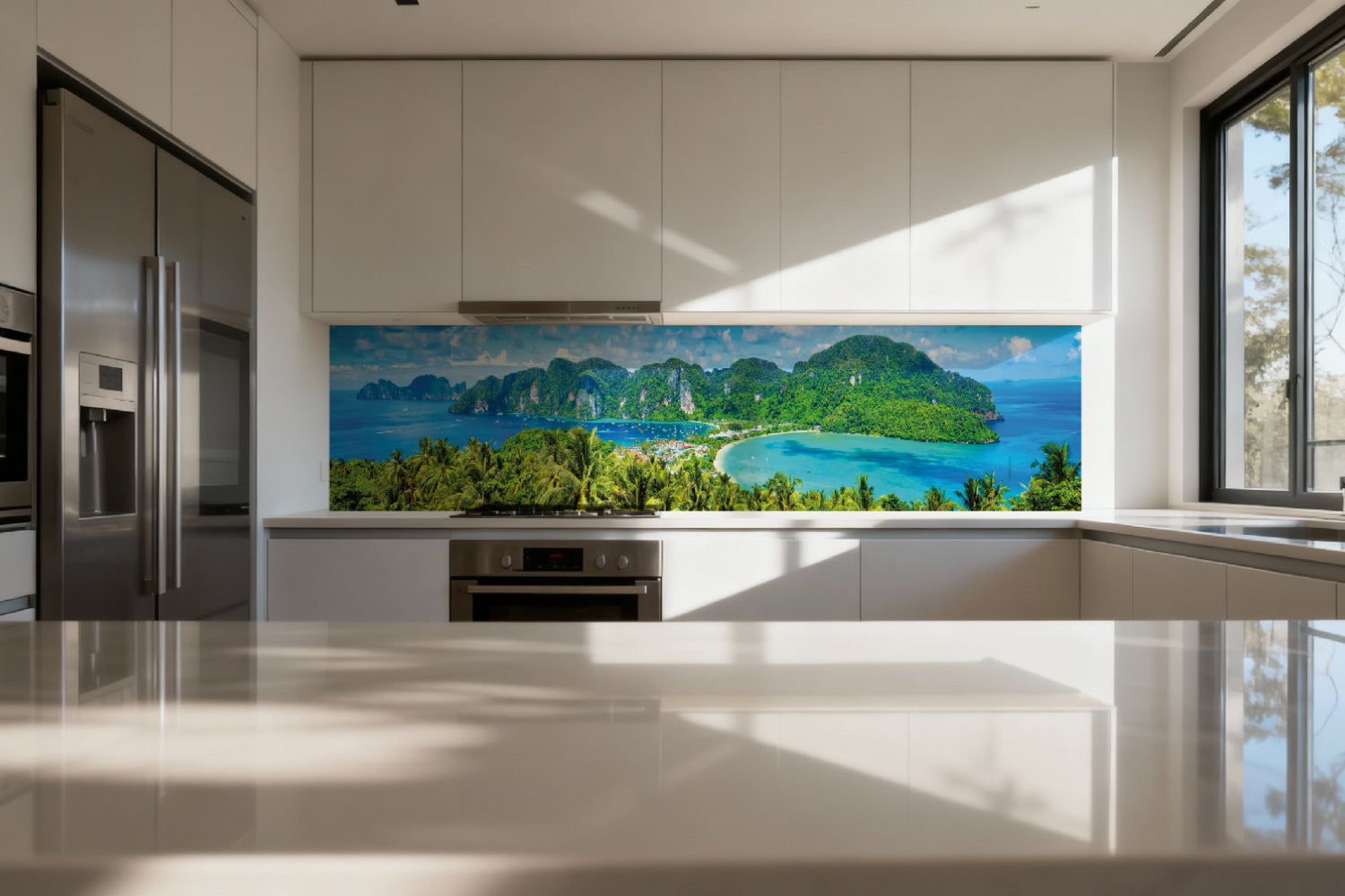 Küchenrückwand Tropisches Inselparadies