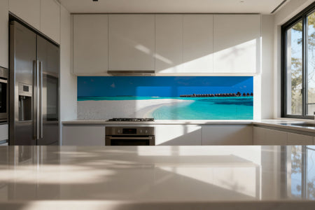 Küchenrückwand Traumstrand & türkisblaues Meer