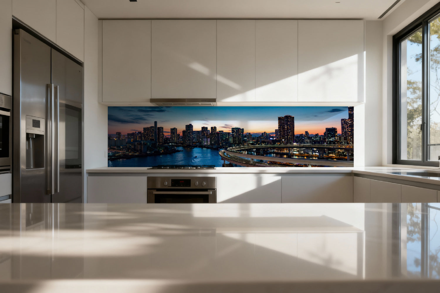 Küchenrückwand Urban Sunset