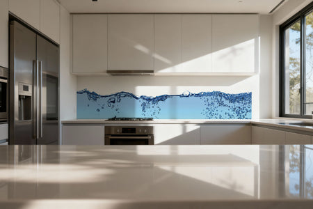 Küchenrückwand Wasser Splash