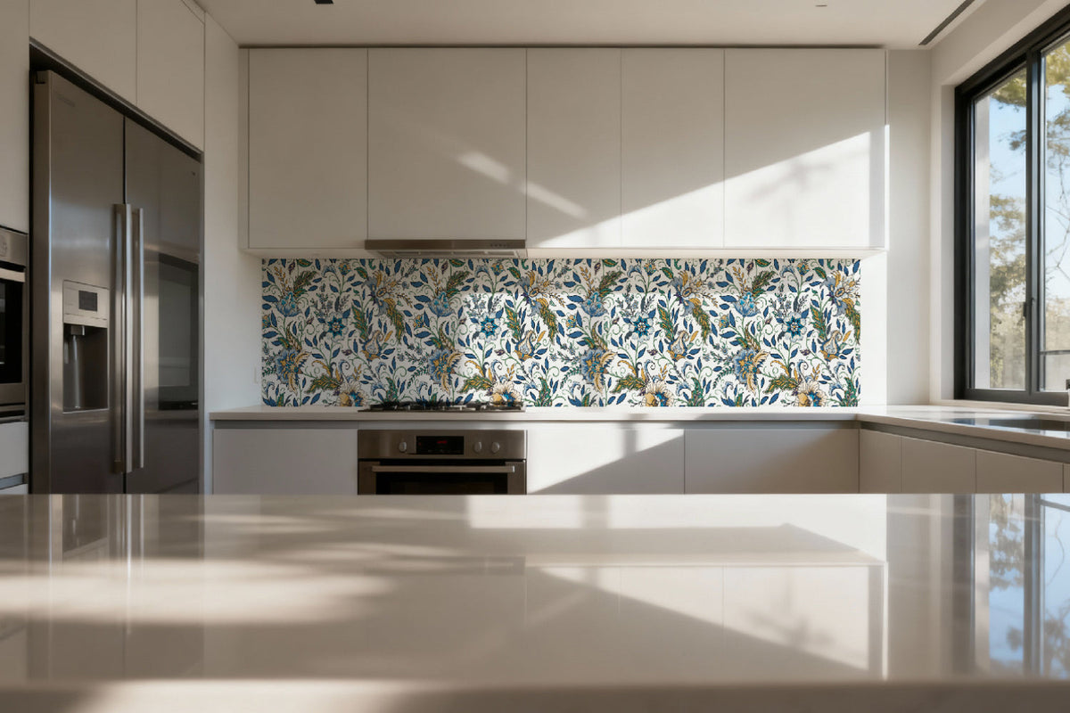 Küchenrückwand Florales Ornament