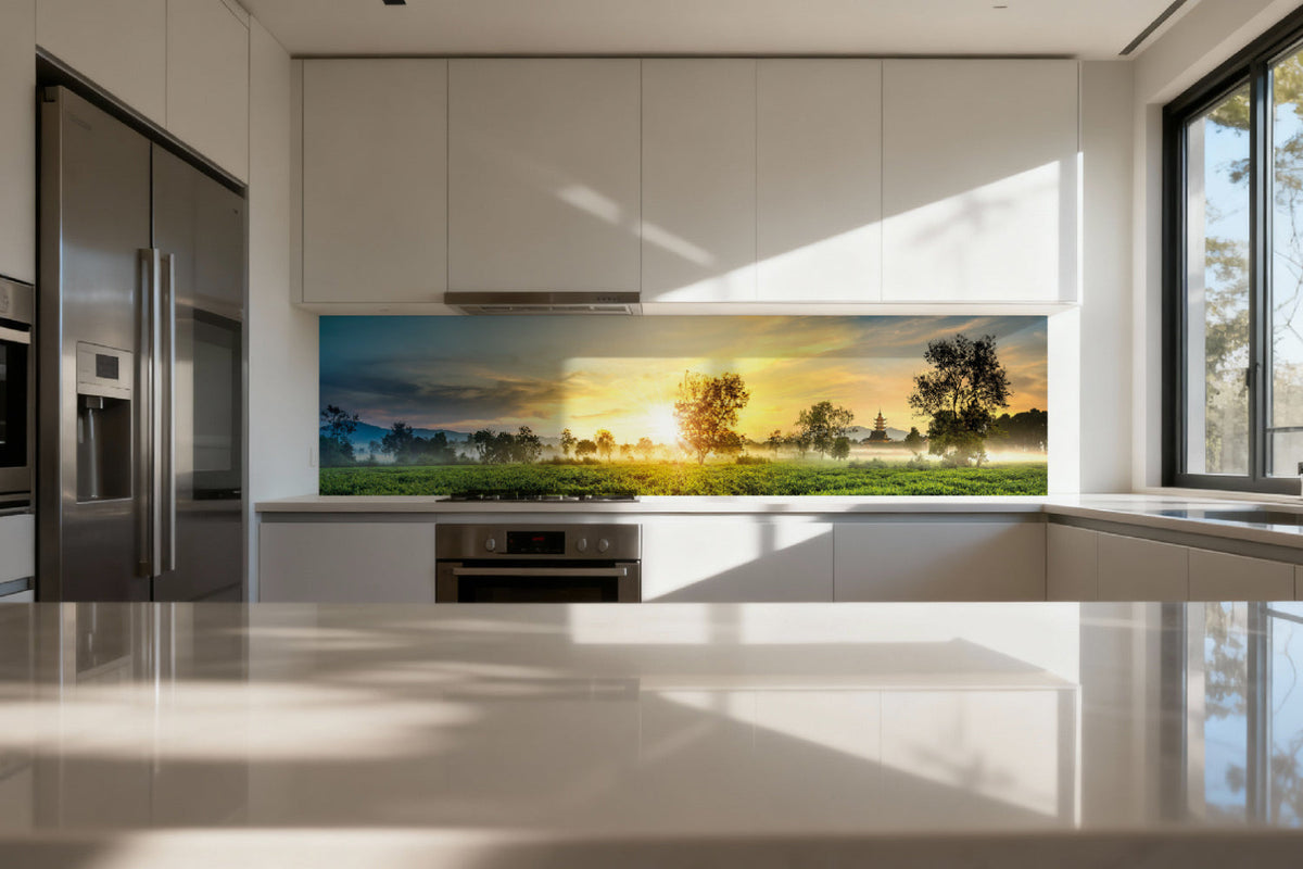 Küchenrückwand Sonnenaufgang