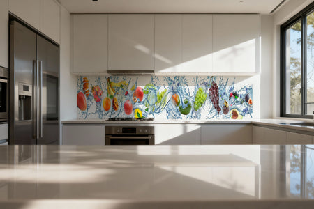 Küchenrückwand Obst im Wasser Splash