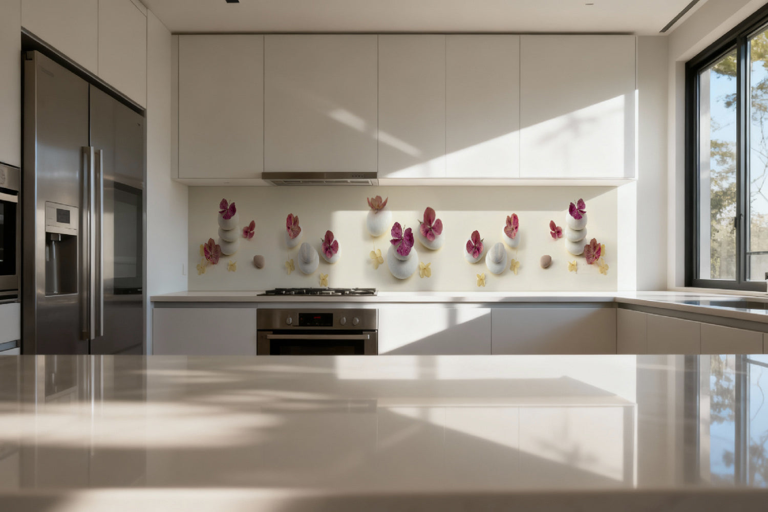 Küchenrückwand Wellness Motiv Natur