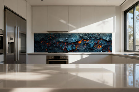 Küchenrückwand Glühende Erdspalte