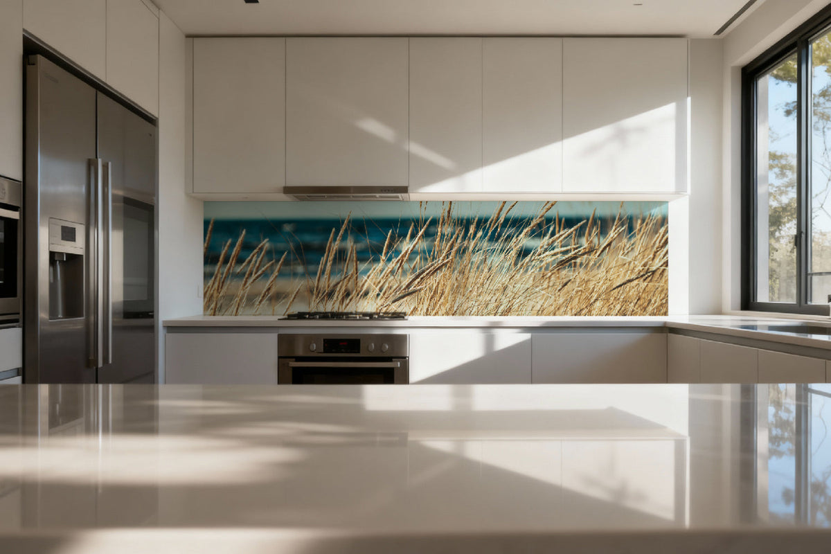 Küchenrückwand Dünengras am Meer