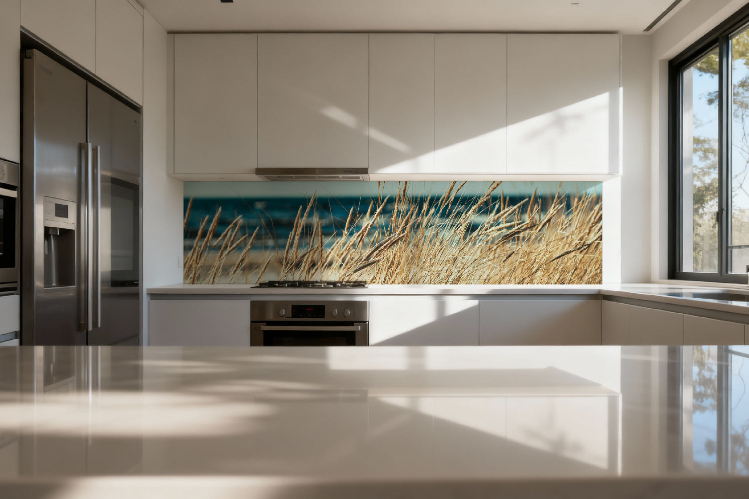 Küchenrückwand Dünengras am Meer